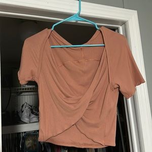Lulu crop shirt